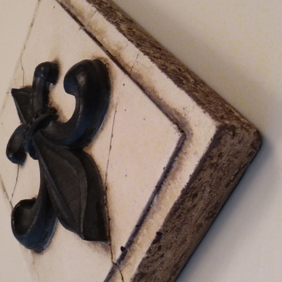 Sid Dickens T-26 "Fleur-De-Lis" Memory Block wall tile *Rare & Retired* - Picture 5 of 8